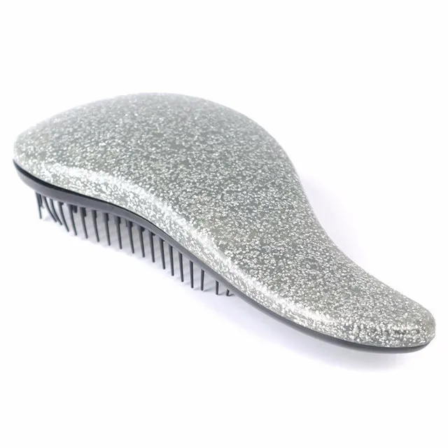 Luxury shaped comb with Fulgenzio glitter design