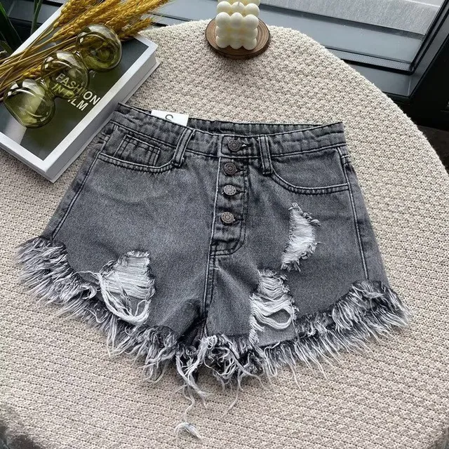 Dámske módne džínsové šortky Paula