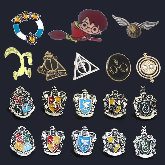 Luxusný moderný odznak od Harryho Pottera