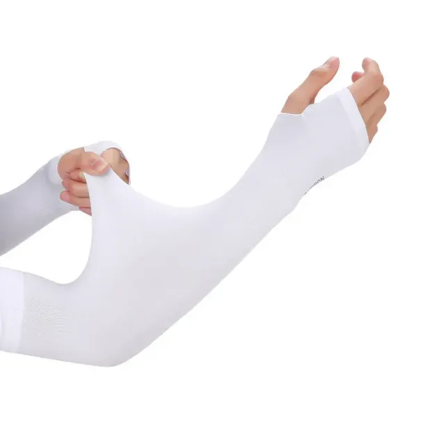 Compression arm warmers with thumb - protection for men and women during outdoor sports