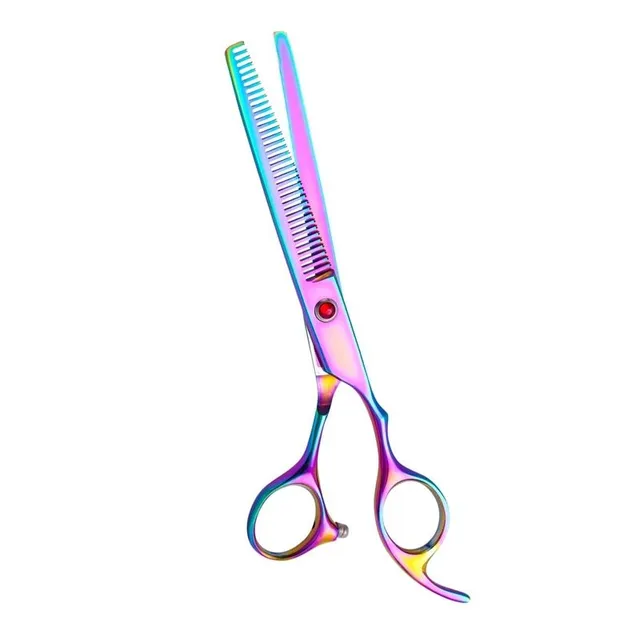 Professional stylish hairdressing scissors