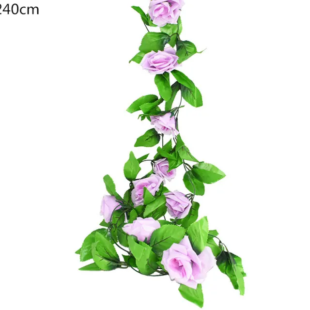 Decorative artificial climbing plants