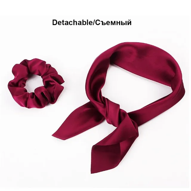 Accesoriu modern pentru păr 2 în 1 elastic/șal