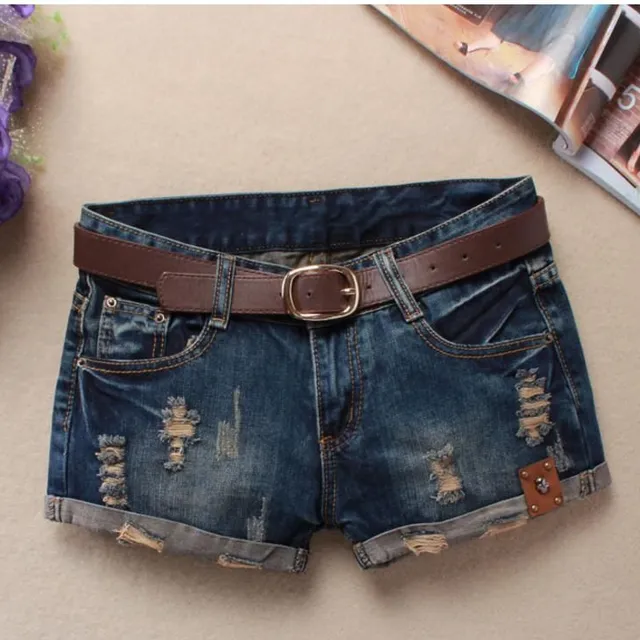 Women's Denim Casual Shorts Rain