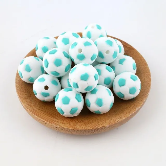 Silicone beads in the shape of balls J3219