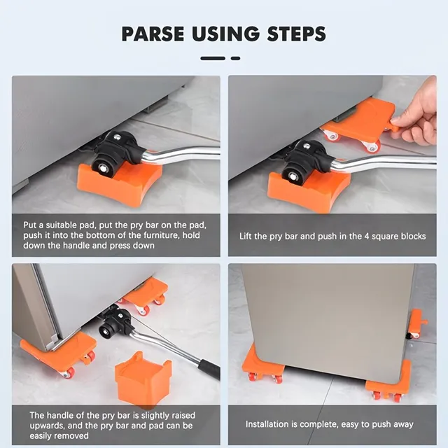 Cost Set for Sofas: Lifter and furniture pusher - Move even the heaviest pieces without effort