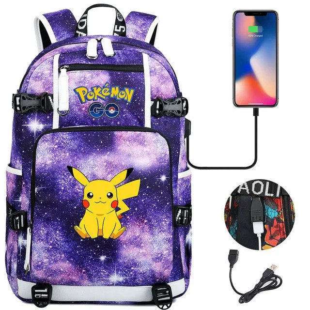 Pokémon backpack with charging function - Pikachu 09