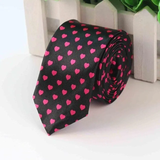 Men's ties with funny patterns