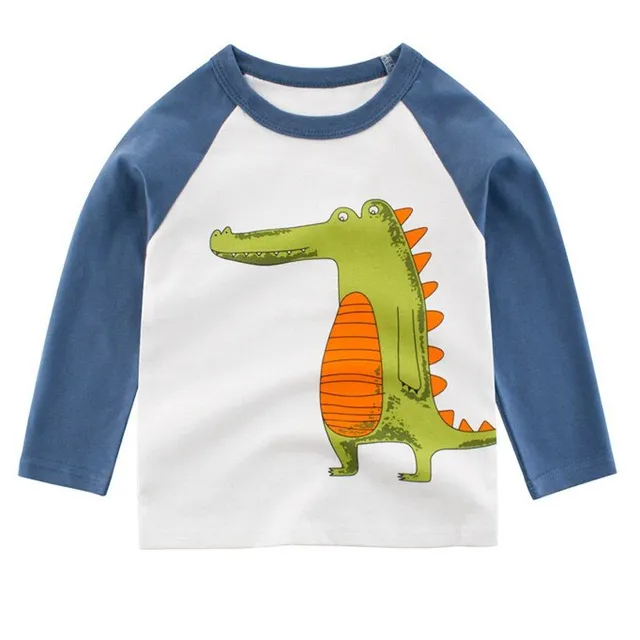 Jungen Baumwoll T-Shirt mit Dinosaurier