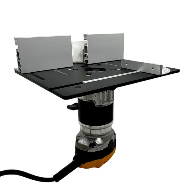 Multifunkčná frézovacia vložka z hliníkovej zliatiny pre pracovný stôl s pravítkom uhla a montážnym prvkom pre rezanie, frézovanie a gravírovanie
