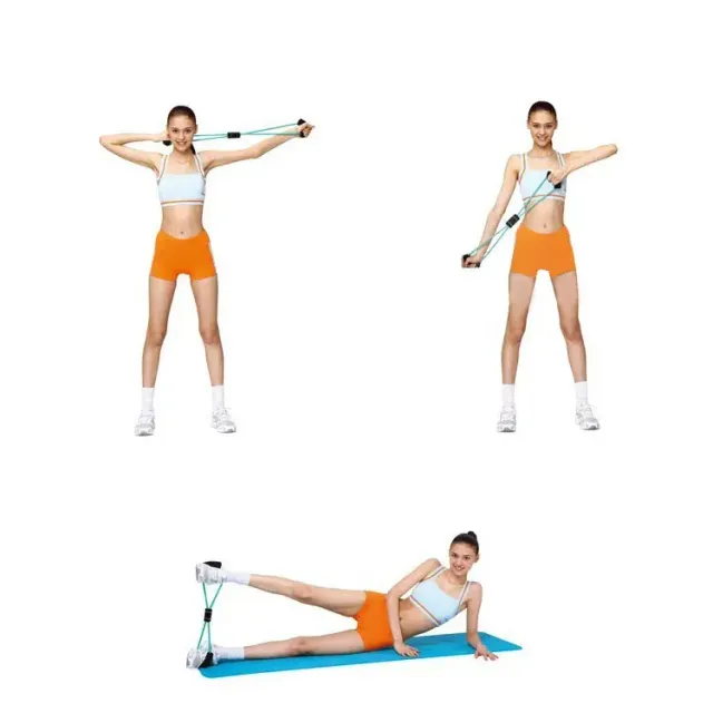 Resistance bands for yoga and fitness exercises - Chest spreader
