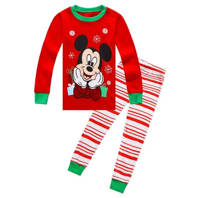 Beautiful children's pajamas for sleeping with Mickey Mouse