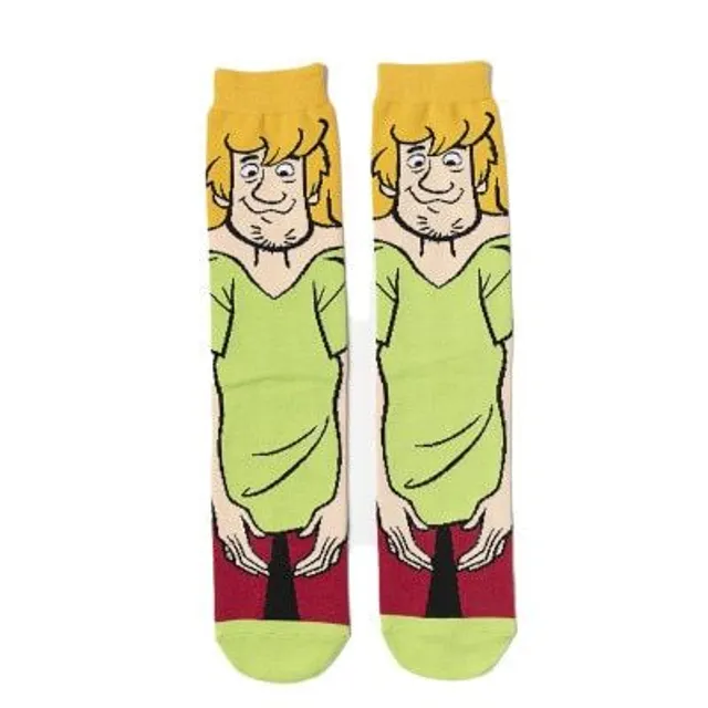 Unisex long socks with action heroes