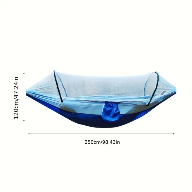 Automatic self-folding hammock against mosquitoes - Perfect protection for outdoor camping