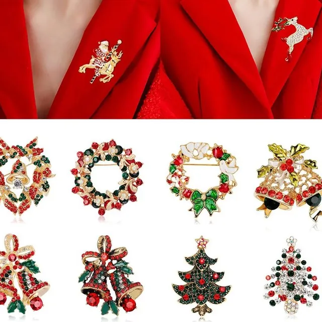 Christmas brooch