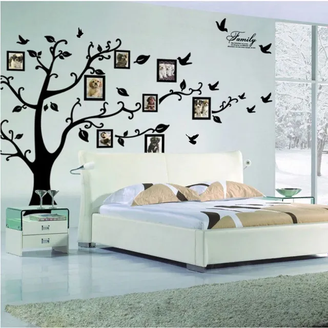 Self-adhesive photo frame - tree