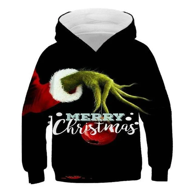 Grinch sweatshirt for kids - more variants