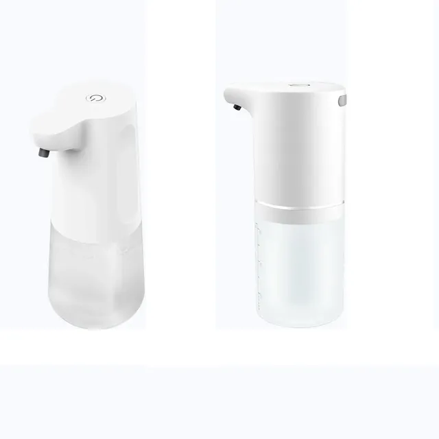 Automatic liquid soap dispenser with touchless sensor, USB charging, smart foam technology and infrared sensor