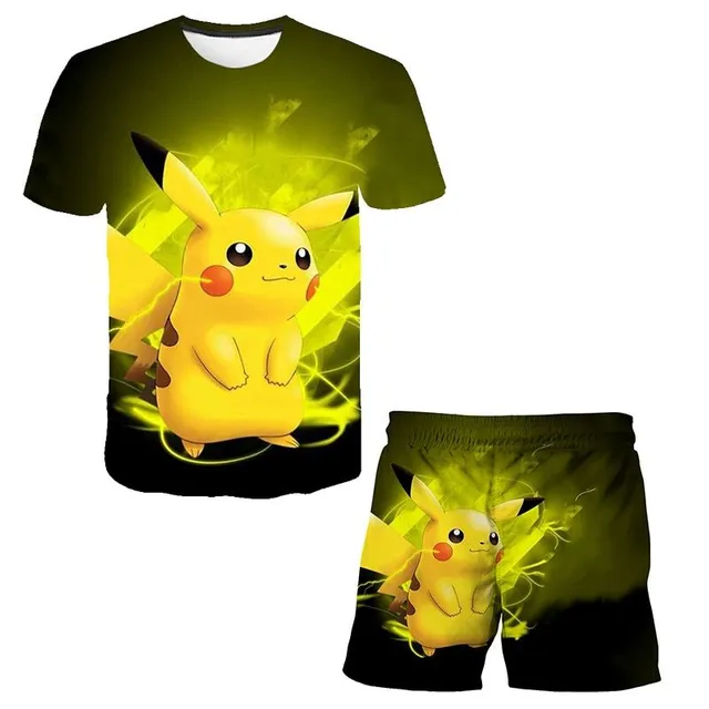 Detský set trička a šortiek Pokémon - 2 ks