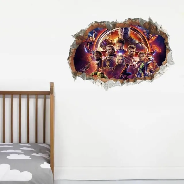 3D wall sticker Avengers