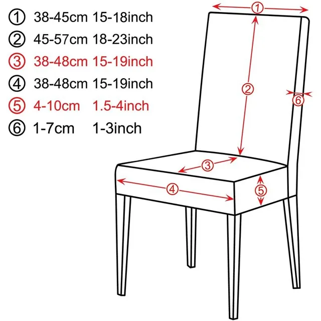 Modern waterproof cover for Shalev dining chair