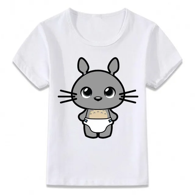 Children's T-shirt with a print of the animated series My Neighbour Totoro oal100d 3 roky