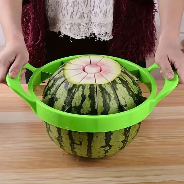 Stainless steel watermelon cutter