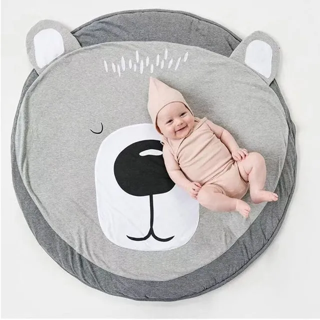 Perfect baby soft cotton mat with pets