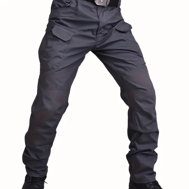 Men's waterproof tactical pants, durable combat cargo pants with multiple pockets for outdoor