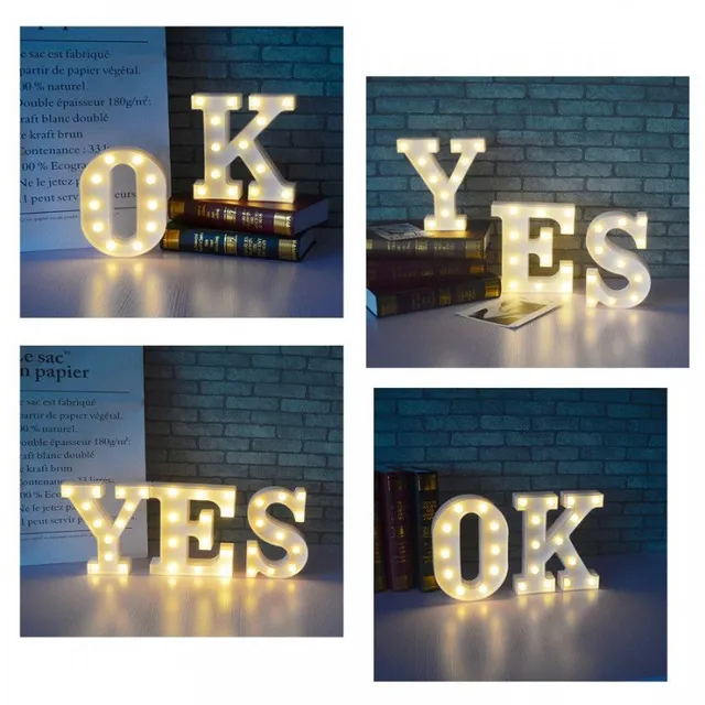 Alphabet LED letters - the whole alphabet