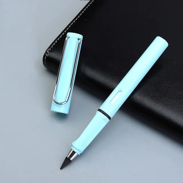 Nowoczesny stylowy jednokolorowy trend niekończący się długopis z minimalistycznym detal