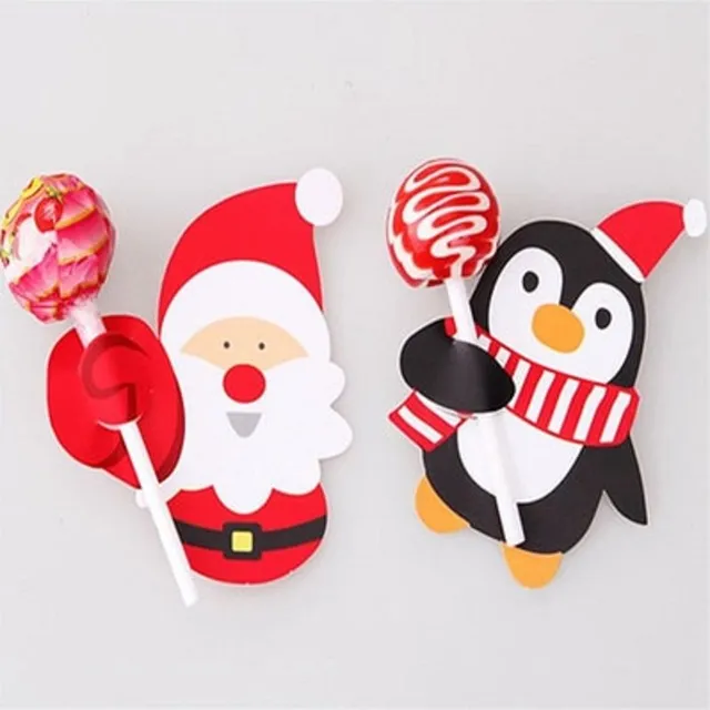 Christmas picture for lollipop 50 pcs