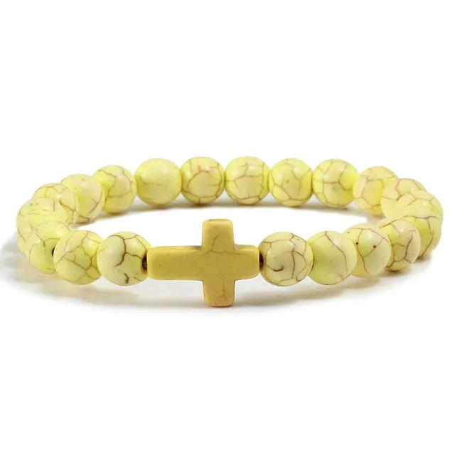 Unisex trendy bracelet with cross Angel