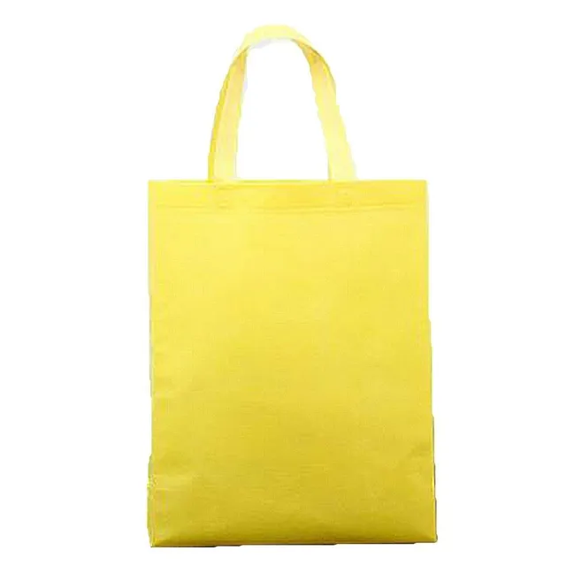 Modern classic single color stylish shopping canvas bag with large ear