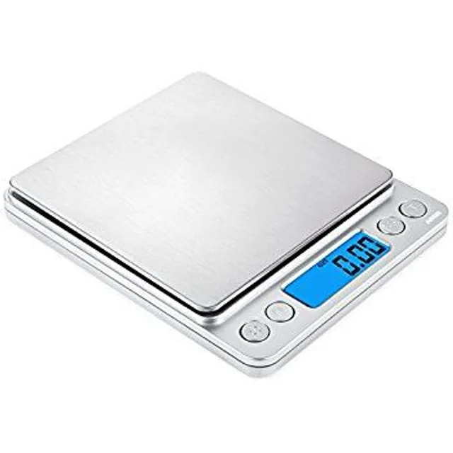 Balentes Presná profesionálna digitálna váha s presnosťou 0.1 gramu (max 2 kg)