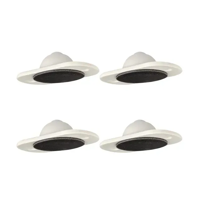 Self-adhesive furniture swivel castors