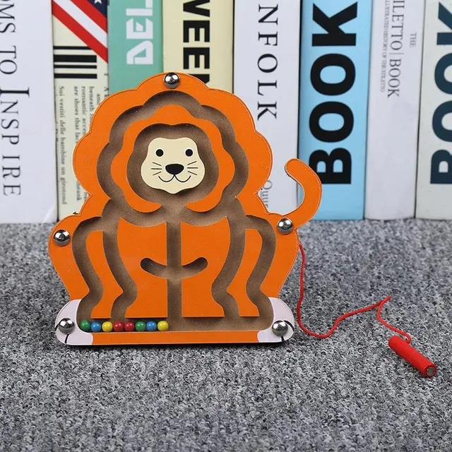 Wooden Magnetic Educational Animal