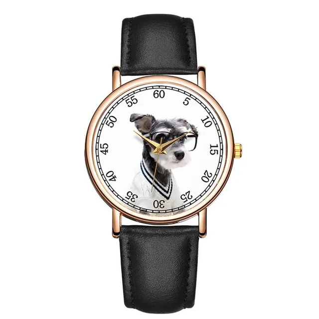 Stylish watch with animal motif Cassie