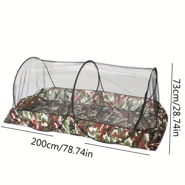 Single Folding Mosquito with Camouflage Against Insects - Light and Portable