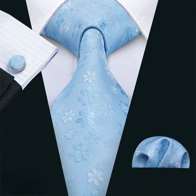 Men's formal luxury set | Tie, Handkerchief, Cufflinks