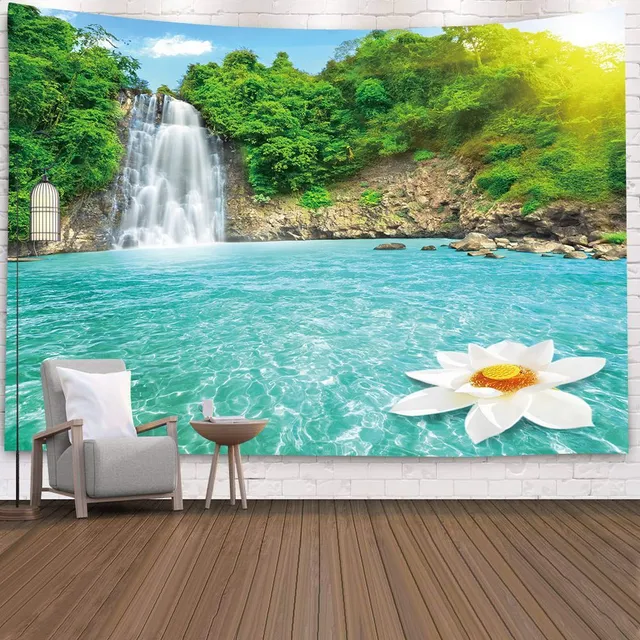 Wall tapestry with nature motif 21 m