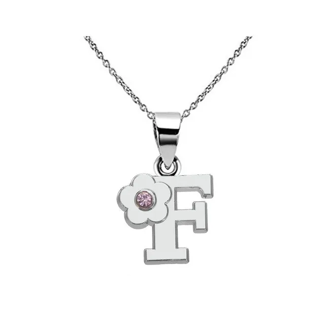 Luxury pendant with initial Amalric