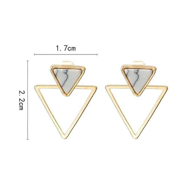 Luxury earrings Triangle