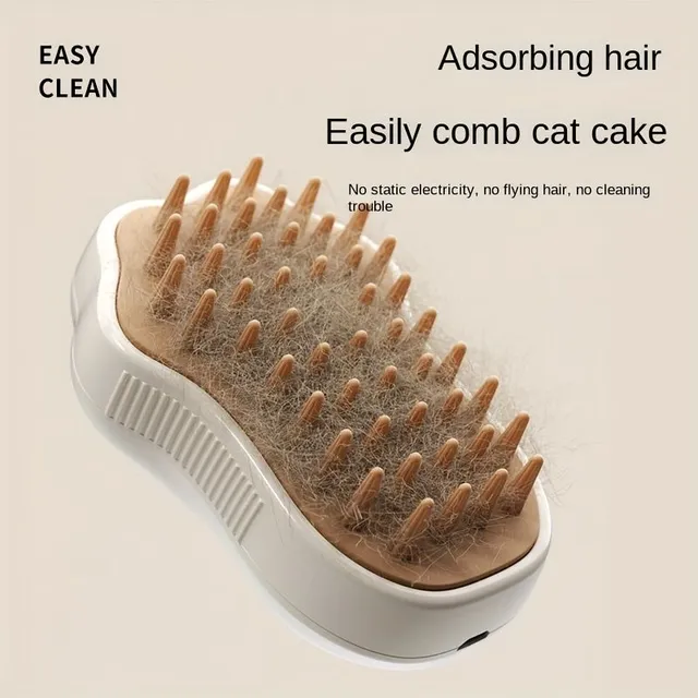 Electric steam brush for pet care