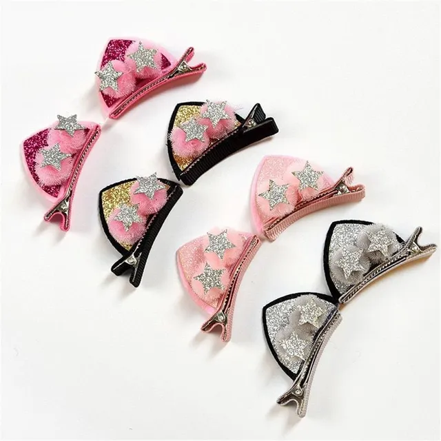 Barrettes mignonnes avec oreilles pour filles