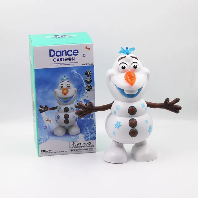 Olaf the dancing snowman from Frozen