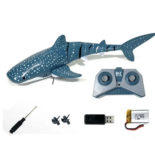 Inteligentní Rc žralok velryba Spray Water Toy Dálkově ovládané lodi Ponorka Roboti Ryby Elektrické hračky pro děti Chlapci dítě Děti