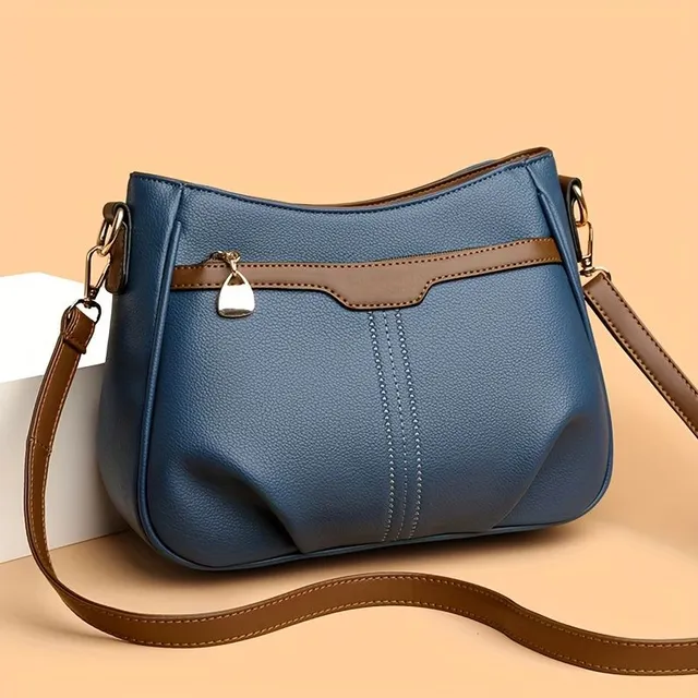 Női műbőr crossbody táska állítható pánttal