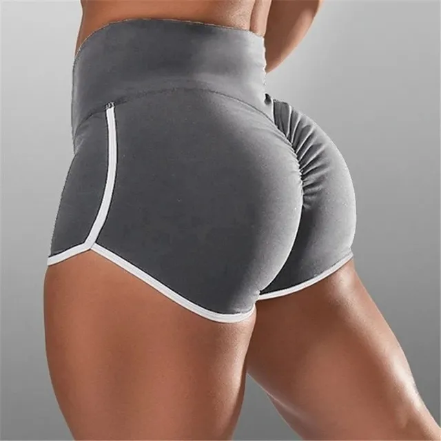 Women's summer sports shorts with high waist