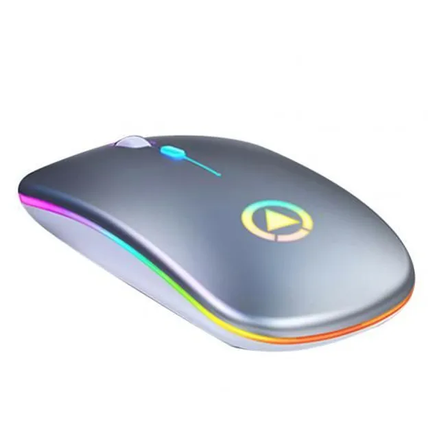 Wireless mouse with LED backlight